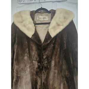 Stunning Vintage Dark Fur Coat